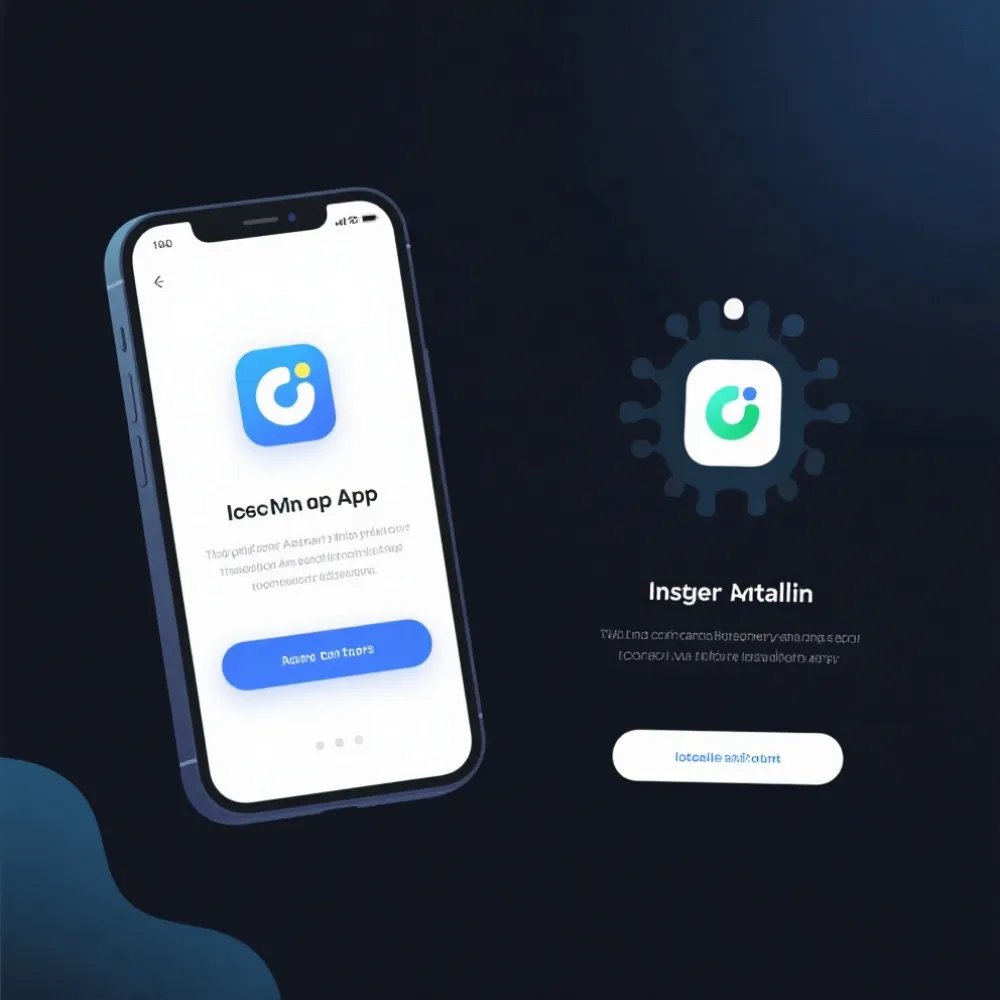 iOS 安装与引导说明示意图